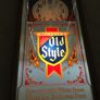 Old Style Heileman's Beer Lighted Mirror & Clock American Image 2