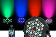 NEW SALE | 36LED 72W Disco Lights RGB DMX512 with Remote Control, Par Light 7 Modes Stage Lighting Effect DJ Lights for Party Bar Club Wedding Halloween Christmas