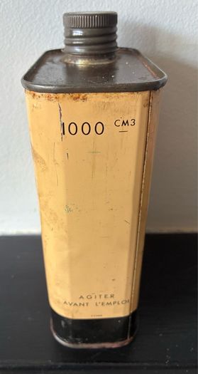 Vintage French 100h Polish Tin