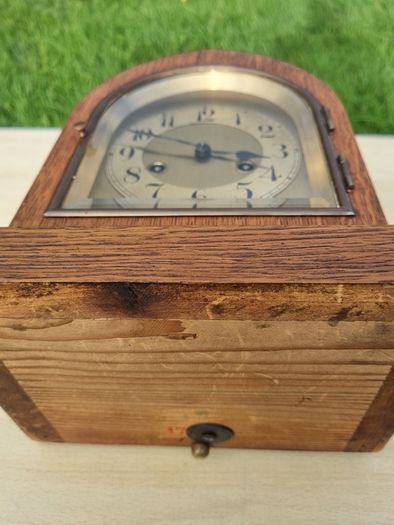 Antique German Junghans mantel (or shelf) clock