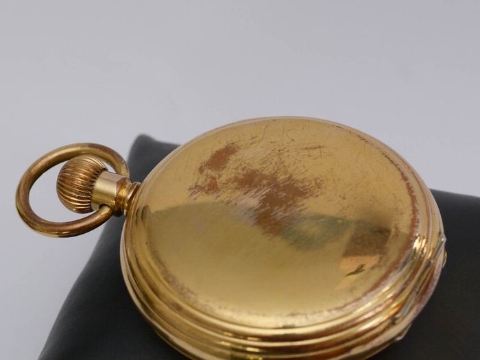 Vintage GentsTho Russell & Son Liverpool Gold Pocket Watch