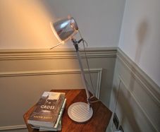 Vintage articulated desk lamp | Lumilampe - Brilliant | industrial design metal 1980