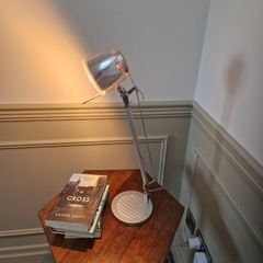 Vintage articulated desk lamp | Lumilampe - Brilliant | industrial design metal 1980
