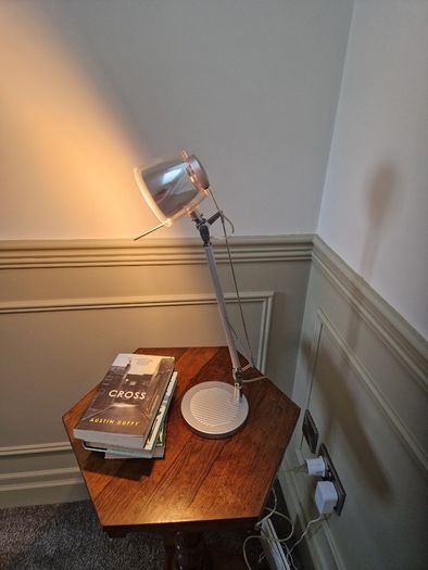 Vintage articulated desk lamp | Lumilampe - Brilliant | industrial design metal 1980