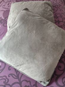 Two grey pillows brand new