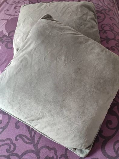 Two grey pillows brand new