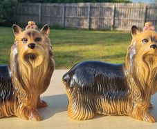 Pair Of Vintage Coopercraft Yorkshire Terrier