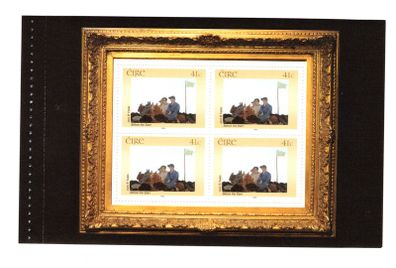2002 Ireland 140th Anniversary of National Gallery of Ireland 1st Issue Booklet Pane (HP132) "Before the Start" by Jack B. Yeats Mint Never Hinged