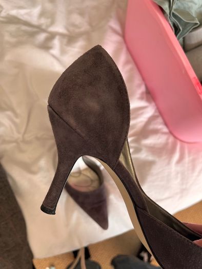 suede heels Anne Klein