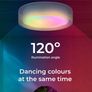 Bohemia Smart LED ceiling light, Rattan design, 3W speaker, RGBIC Image 6