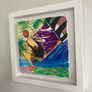 Original Abstract Painting  Original Art  Swim Art Swimmer Swimming art Image 3