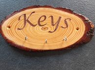 main image for ad key holder, hook, sign, shed, golf, house number, sign, funny