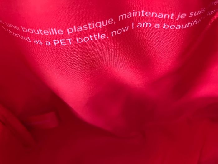 New Clarins Red Velvet Make Up and Toiletry Bag