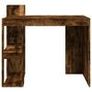 Office Desk Smoked Oak 103.5x56.5x94 cm Engineered Wood Image 3