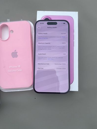 Apple iPhone 16 - Pink - 128G