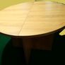 DELLA ROVERE ITALY wooden round table 110cm - dining table - coffee table - office table Image 6