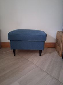 Footstool Blue
