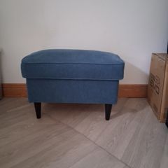 Footstool Blue