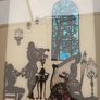 Vintage painting on glass, Reverse Art Image 2