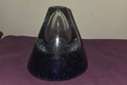 Vintage Polish glass Oil Lamp/ Paper weight