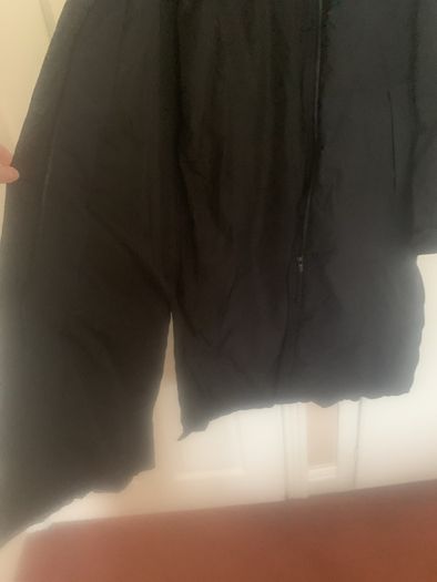 Uniqlo full-length black puffer coat (XS) Like new