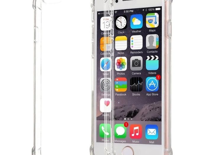 Shockproof Clear Silicone Case For Apple iPhone SE 2022, SE 2020, TPU Back Cover