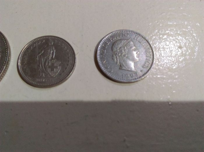Switzerland Set Of 5 Coins