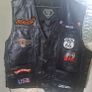 Biker Leather Waste jacket XL Image 6