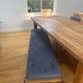 Solid hard wood stunning extendable dining table plus chairs Image 3