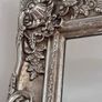 Vintage large champagne/silver mirror Image 6
