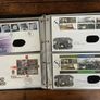 Collection of  87 UK First Day Cover stamps 2003 to 2006 in album Image 8