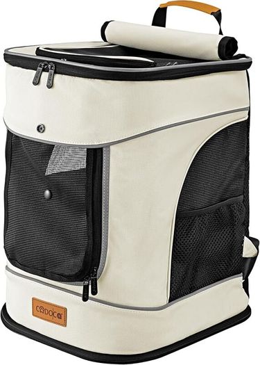 Pet Backpack up to 20kg Adjustable Straps Foldable Short Leash Reflective Strip