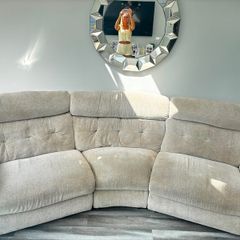 4 Seater Harvey Norman Curved Sofa