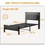 3ft Single Bed Frames with Storage Headboard Image 9