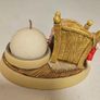 Vintage Christmas Ornament Candle with holder for Special Sister Image 4