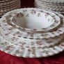 92 Pc. Royal Albert Winsome Bone China Gold Gilt Dinner, Coffee And Tea Service / Set For 12 Person Setting Made In England Image 6