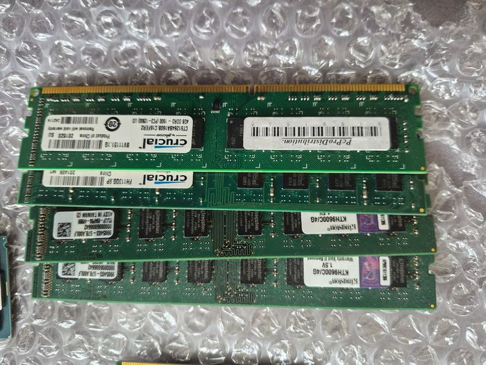 older gen cpu's and memory rams