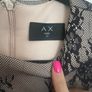 Ax Paris Pink and Black Lace Dress Size 10 Image 6