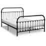 Bed Frame Dark Brown Solid Pinewood 120x200 cm Image 7