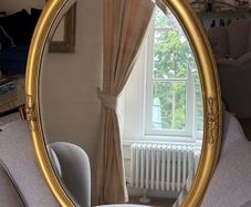 Antique Oval Mirror