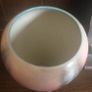 Vintage 1950s Slyvac black & Pink  large pottery vase Image 5