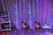 600 LED Bedroom Curtain Lights, 6m x 3m 8 Modes Window Fairy Lights Mains Powered, Plug in String Lights for Indoor Outdoor Christmas Wedding Party Gazebo Garden Backdrops [Energy Class A++]