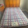 Solid Wood Bed and Mattress Image 5