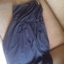 Gorgeaus black Vera Moda dress with gold sequin design over one sholder strap. Image 3