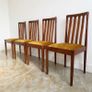6 Vintage Mid Century Teak Dining Chairs Image 3