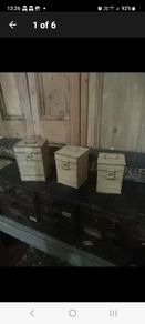 Three Vintage French Tins