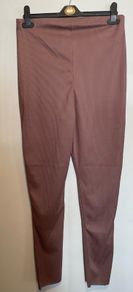 Missguided ribbed split hem legging size 14 - New