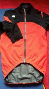 Orange Sportful Fiandre cycling jacket worn once On3n3ss Gore Tex Windstopper size Small taped seams jacket be safe be seencycling