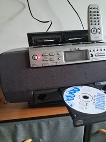 sony radio/double cassette/cd
