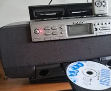 sony radio/double cassette/cd